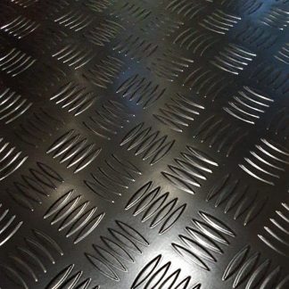 Black Aluminium Chequer Plate