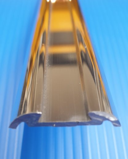 Polished Herzim Rail + Black PVC Insert - Image 4