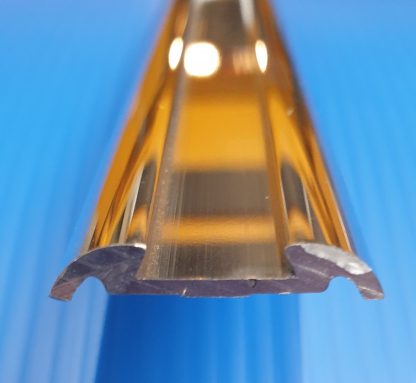 Polished Herzim Rail + Black PVC Insert - Image 5