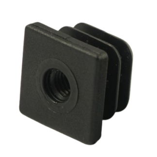 Threaded-square-end-cap