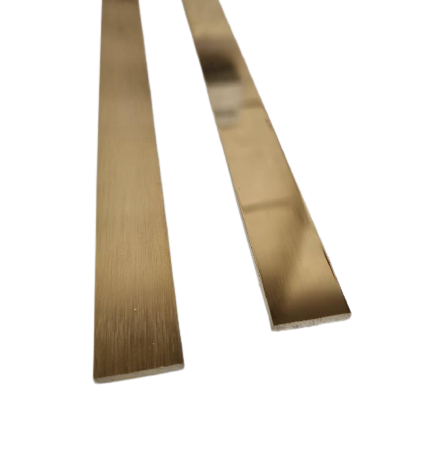 Polished Brass Flat Bars