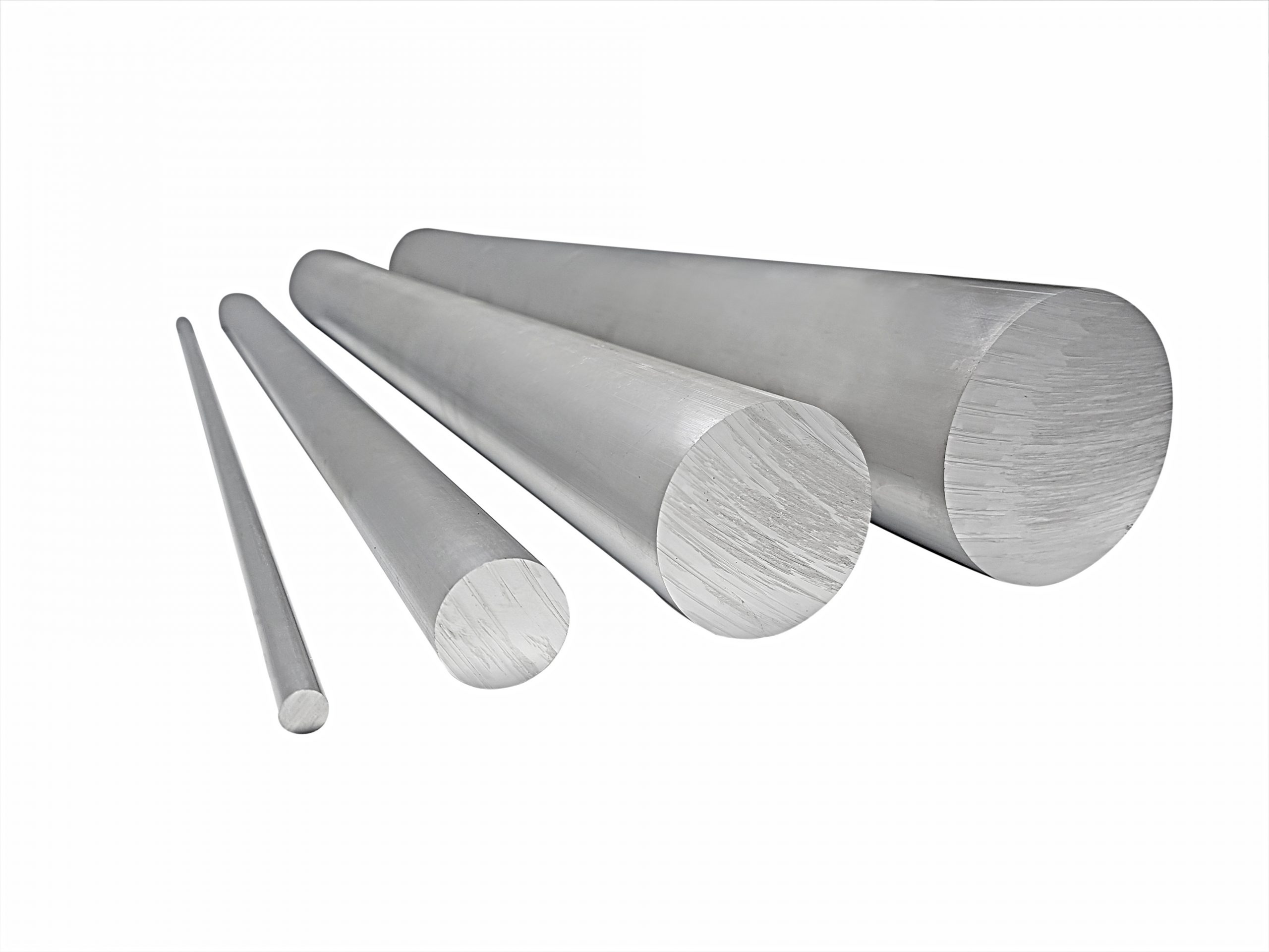 Ochoos Smooth Surface Length 400mm Diameter 40mm Silver 6061# Aluminum Rod bar 