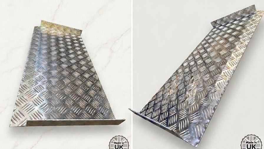 Aluminium Chequer Plate Folding Service