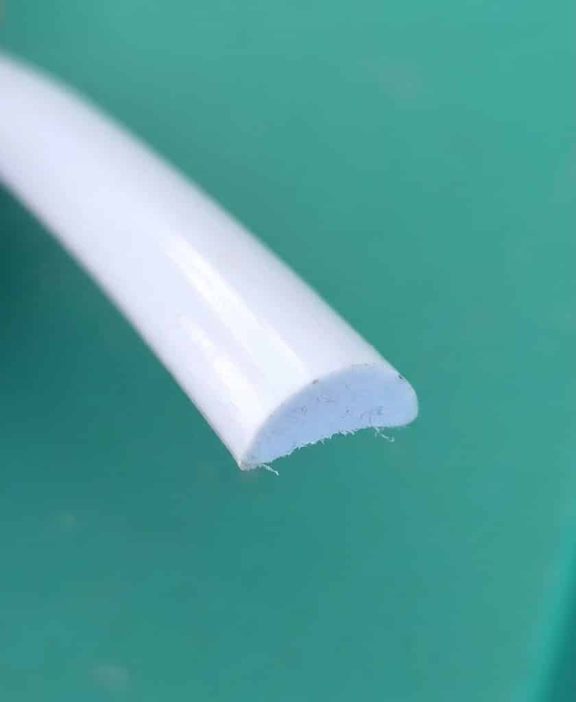 White PVC Strip for Polished Herzim Rail